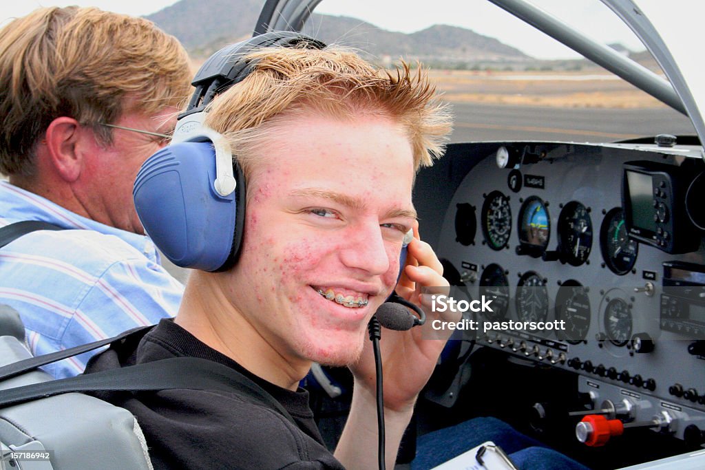 Futuro-piloto - Royalty-free Pilotar Foto de stock
