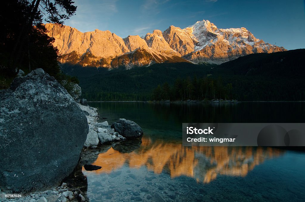 afterglow - Lizenzfrei Alpen Stock-Foto