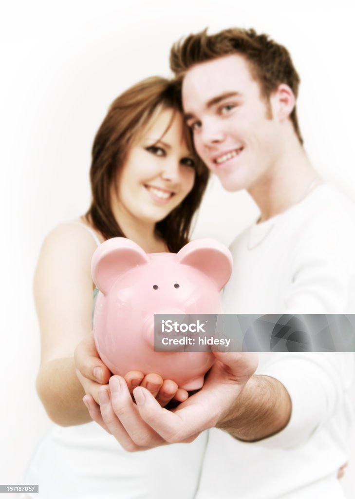 Saving Together  Adolescence Stock Photo