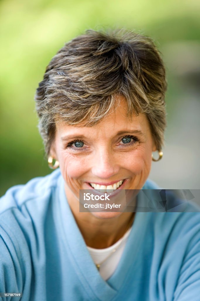 Lovely Smile A lovely smile on a pretty woman. 50-54 Years Stock Photo