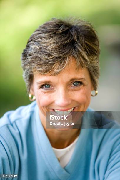 Lovely Smile Stock Photo - Download Image Now - 50-54 Years, Adult, Adults Only