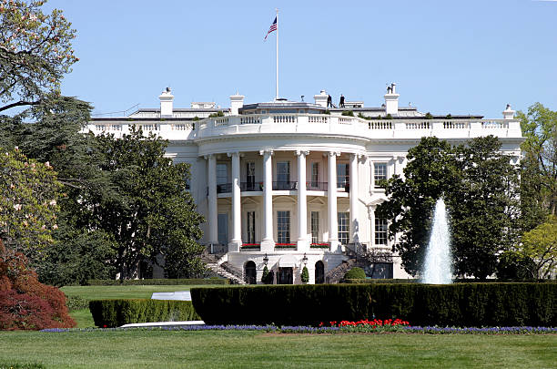 US White House  white house exterior stock pictures, royalty-free photos & images