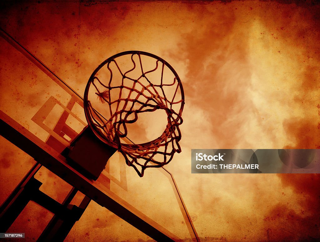 Mal de basquete - Foto de stock de Basquete royalty-free