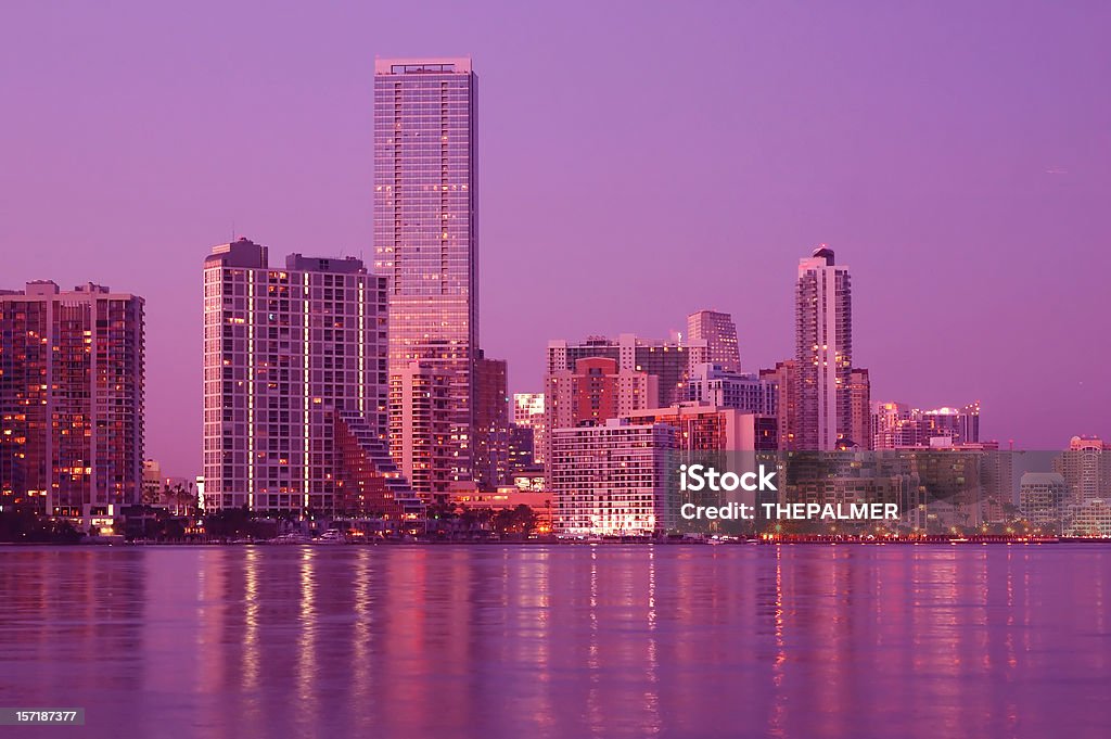 skyline von miami - Lizenzfrei Miami Beach - Miami Stock-Foto