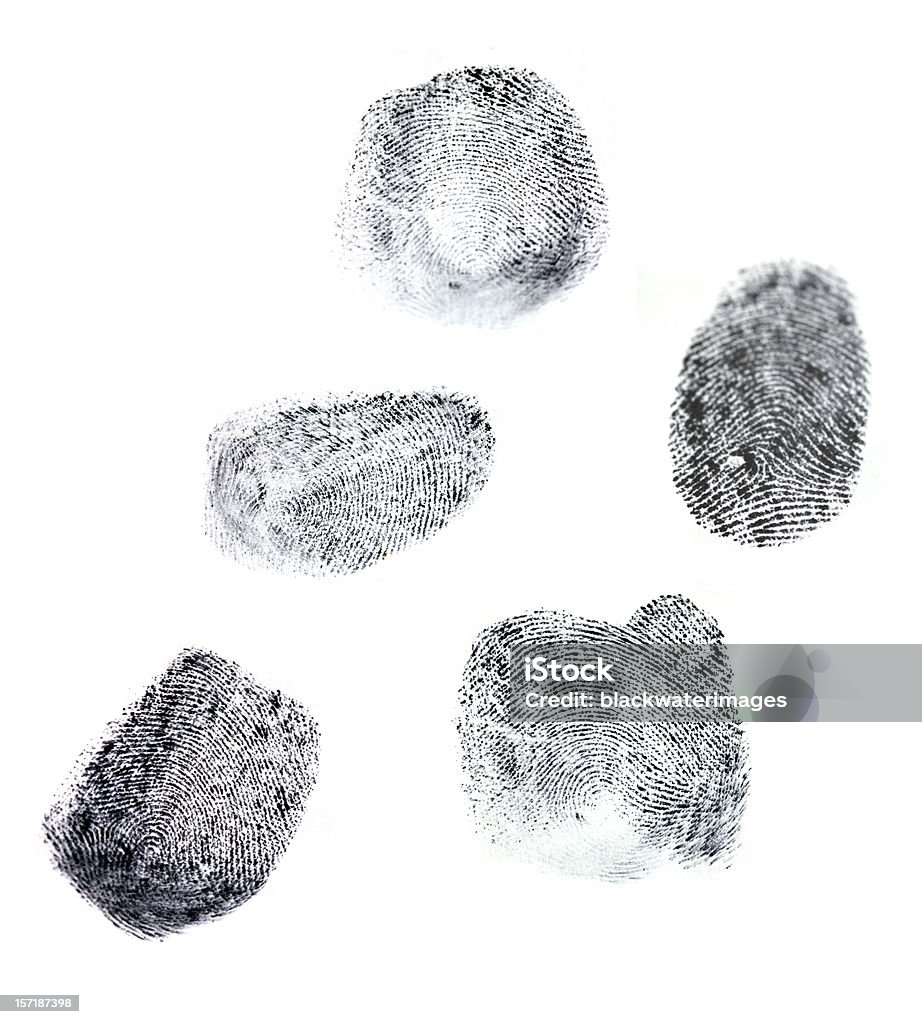 Impronte digitali - Foto stock royalty-free di Impronta digitale