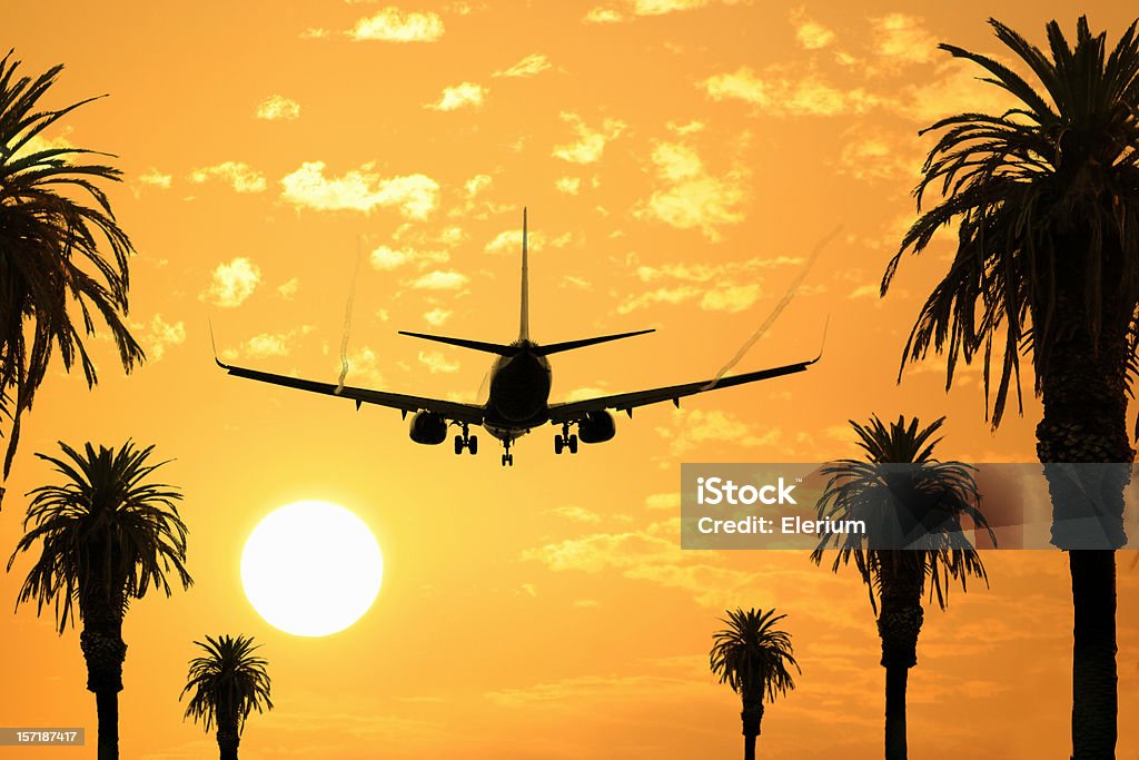 ¡Bienvenido al paraíso (avión - Foto de stock de Avión libre de derechos