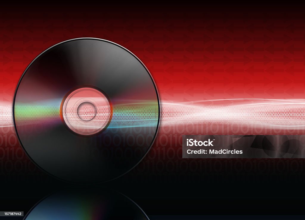 CD-sfondo XXL disco DVD - Foto stock royalty-free di Codice binario