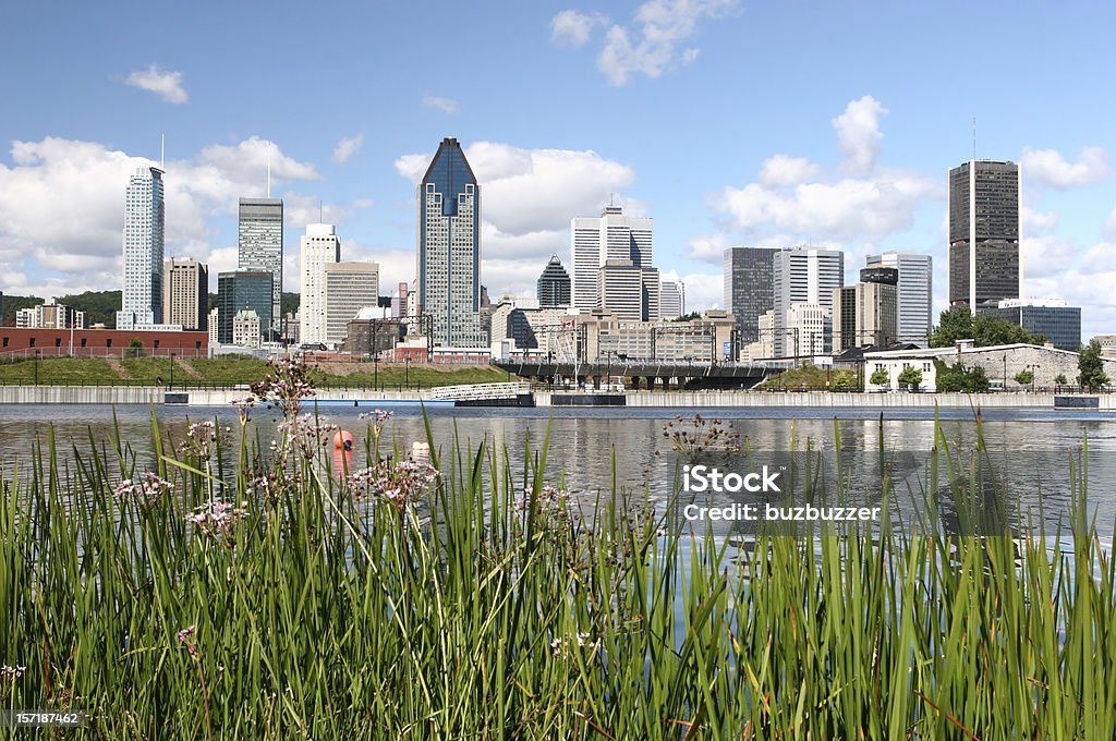 Bellissimo Montreal città in estate - Foto stock royalty-free di 1000 De La Gauchetiere