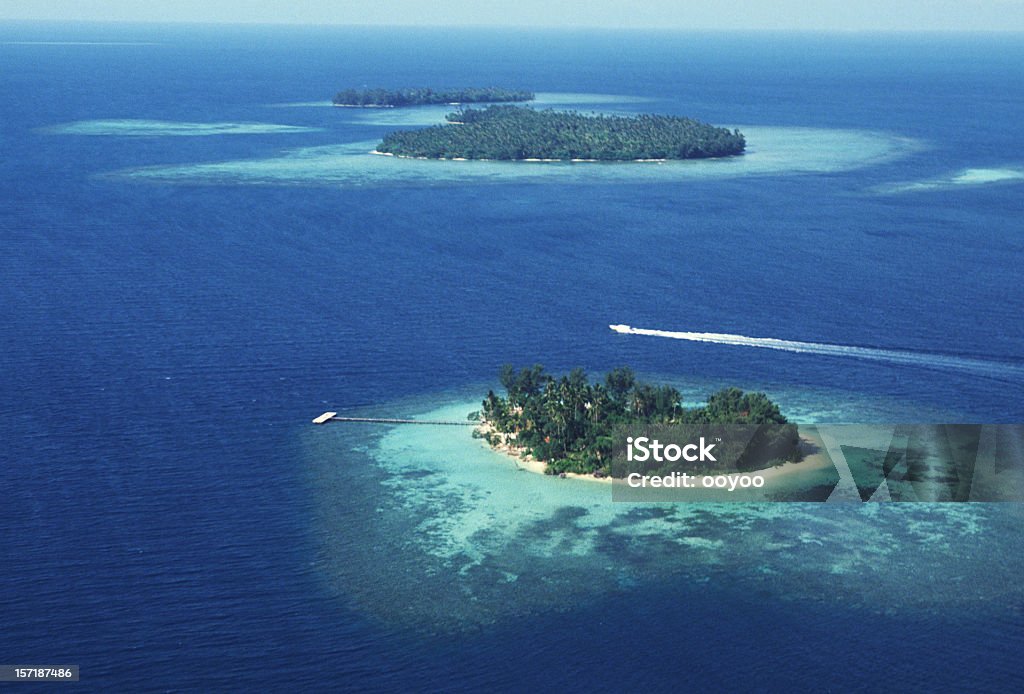 Vista aérea das Ilhas do Sul - Foto de stock de Aventura royalty-free