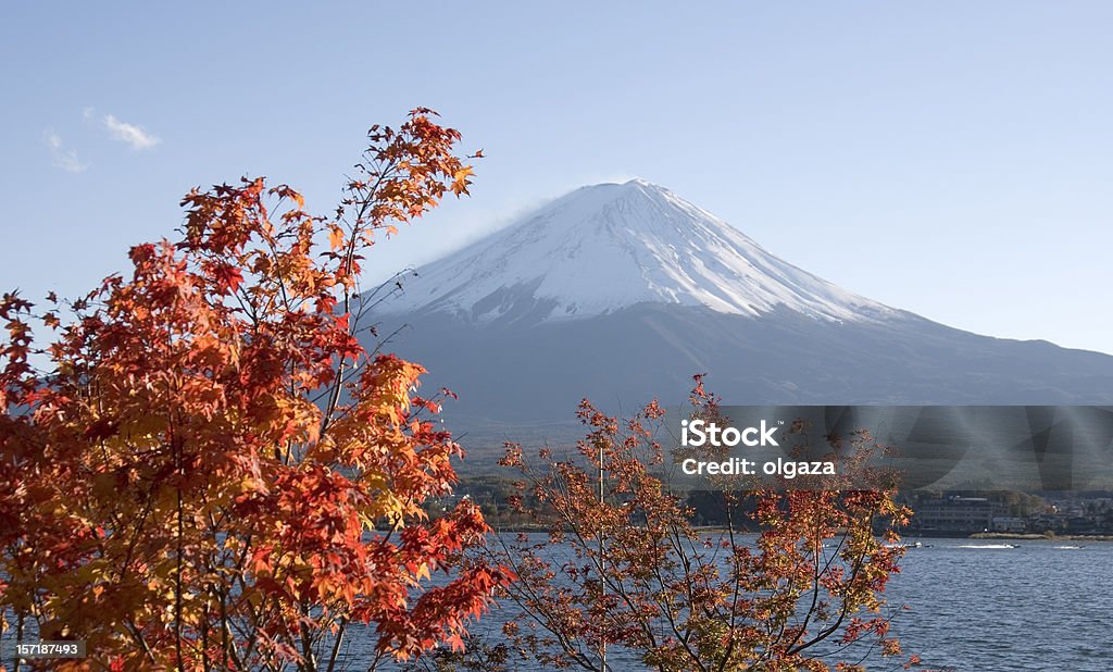 Monte Fuji - Royalty-free Amarelo Foto de stock