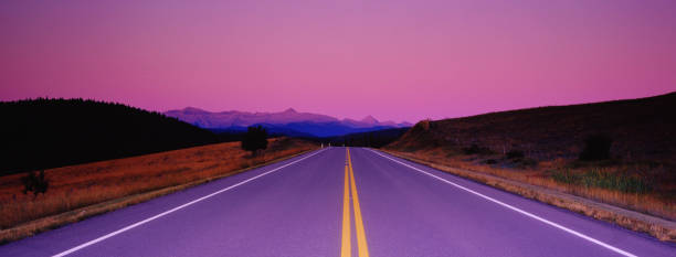 istock Road to Mountains at Sunrise 157187886