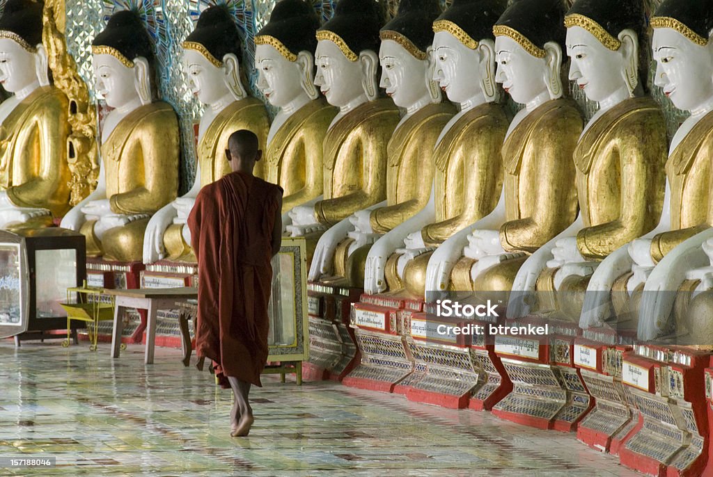 Sagaing colina de Mandalay - Foto de stock de Buda royalty-free