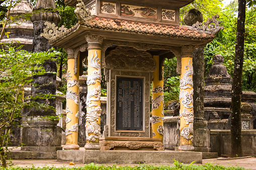 Mausoleum of Tu Duc, Hue, Vietnam, Asia