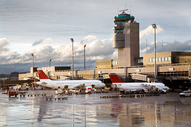 istock Rainy evening/morning at the airport 157188156