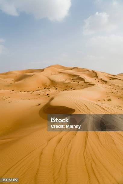 Dunas Do Deserto Rubalkhali Emirados Árabes Unidos - Fotografias de stock e mais imagens de Deserto