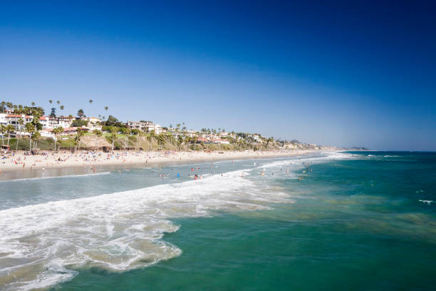 Beach at San Clemente, California  san clemente california stock pictures, royalty-free photos & images