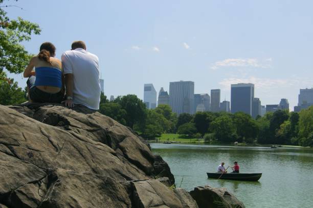 istock Lovely couple in Central Park 157188356