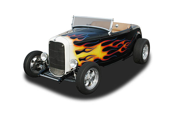 Auto Car - 1932 Ford Roadster Hot Rod stock photo