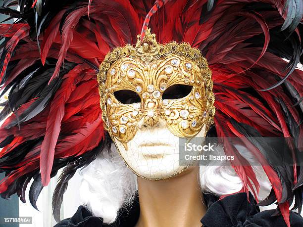 Carnaval Máscara Bruxa - Fotografias de stock e mais imagens de Bruxa - Bruxa, Estilo retro, Máscara - Disfarce