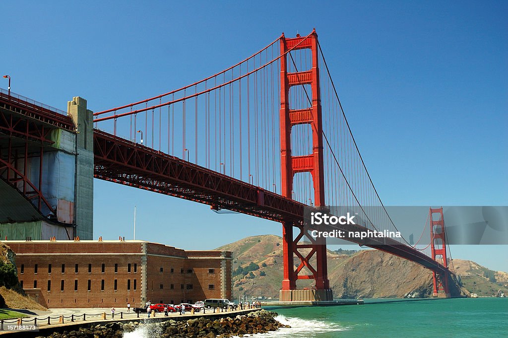 Autre vue de la Golden Gate - Photo de Architecture libre de droits