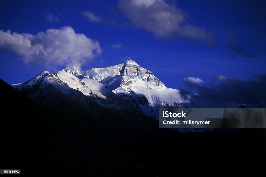 Mount Everest niebo - Zbiór zdjęć royalty-free (Alpinizm)
