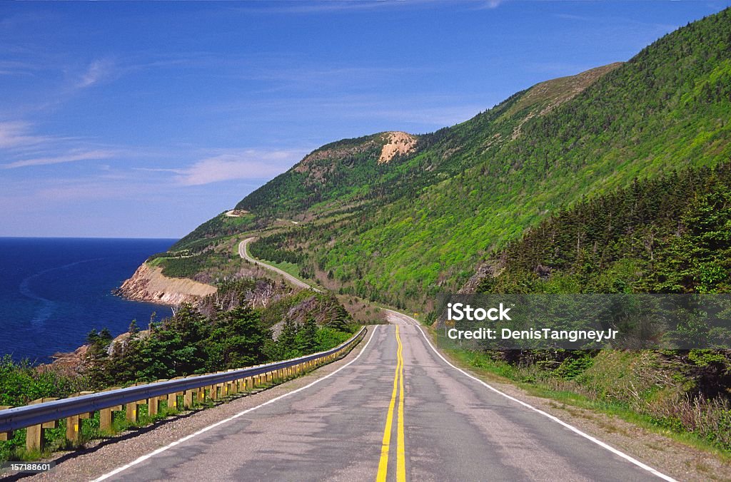 Cabot Trail Nova Scotia - Foto de stock de Cabot Trail libre de derechos