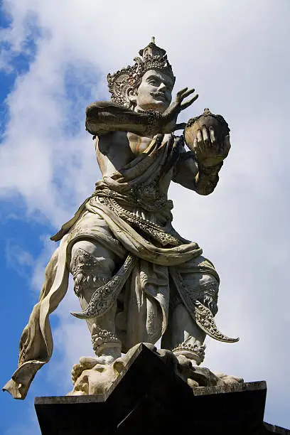 Statue of Indra in Bali