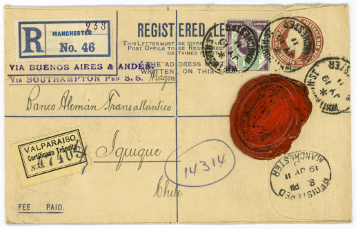 Postage stamp printed in Netherlands shows the post stamp one gulden, 1888