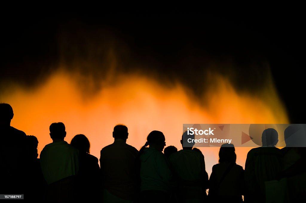 Les silhouettes de nuit - Photo de Adulte libre de droits