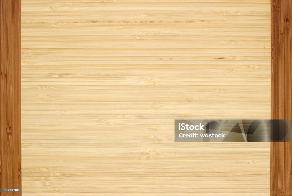 Bambú tabla de cortar superficie - Foto de stock de Beige libre de derechos