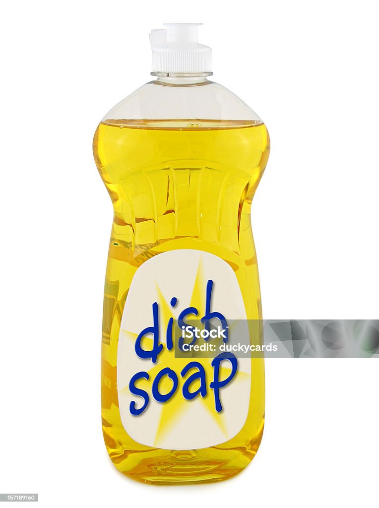 Dish Soap (with clipping paths)  Dishwashing Liquid Stock Photo