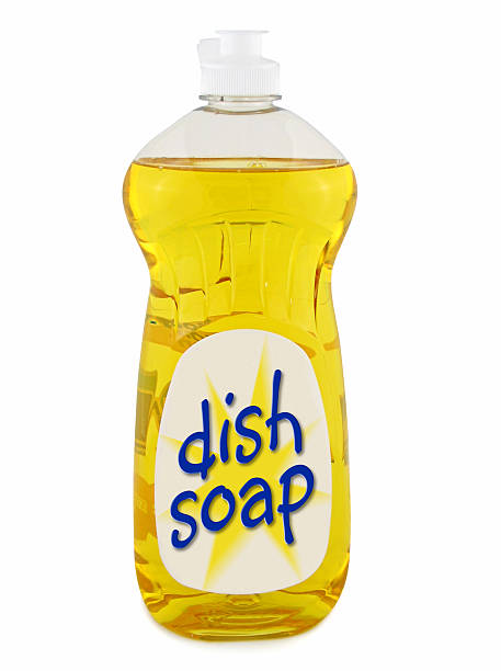detergente (com linhas de recorte - dishwashing detergent imagens e fotografias de stock