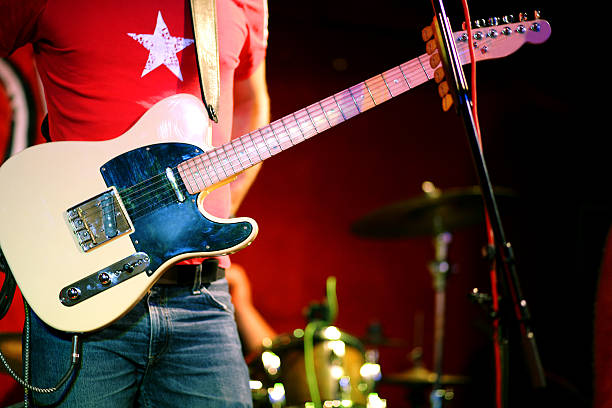 istock Musician on the stage, guitar, rock 157189172