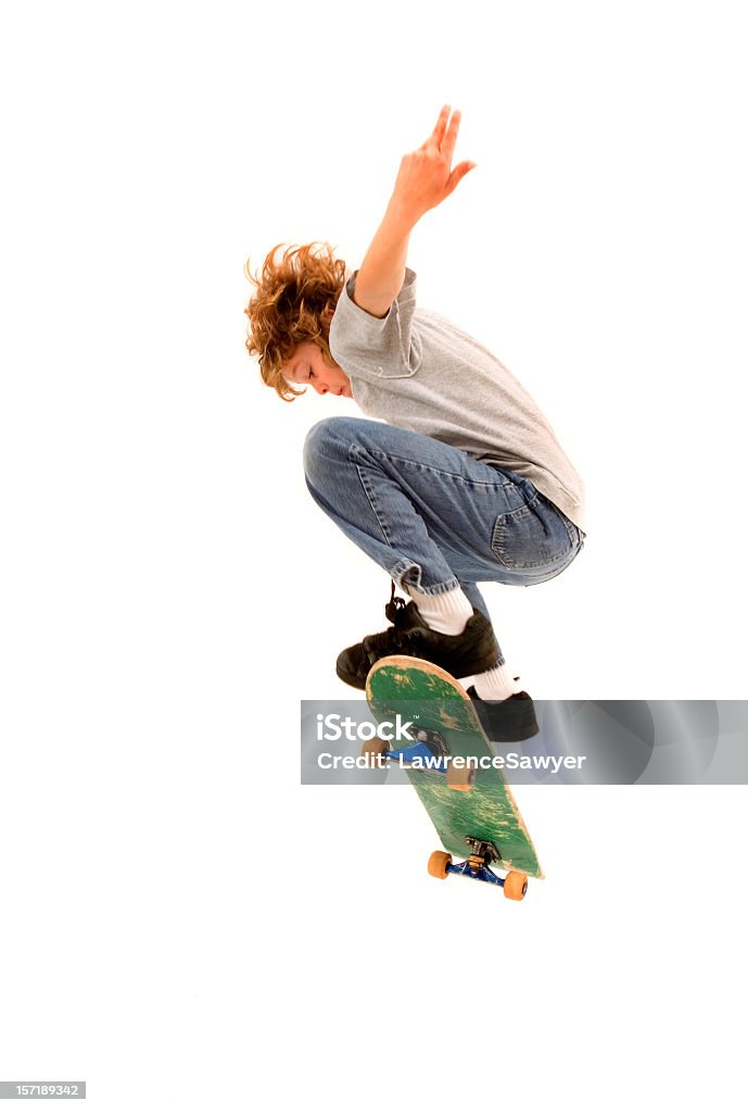 Junge skateboarder - Lizenzfrei Skateboard Stock-Foto