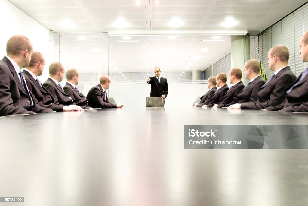 Sala de reuniões Acusar - Royalty-free Clonagem Foto de stock