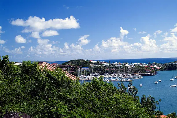 Small Marina Resort on the French Quater side of the Island of St. Maarten.