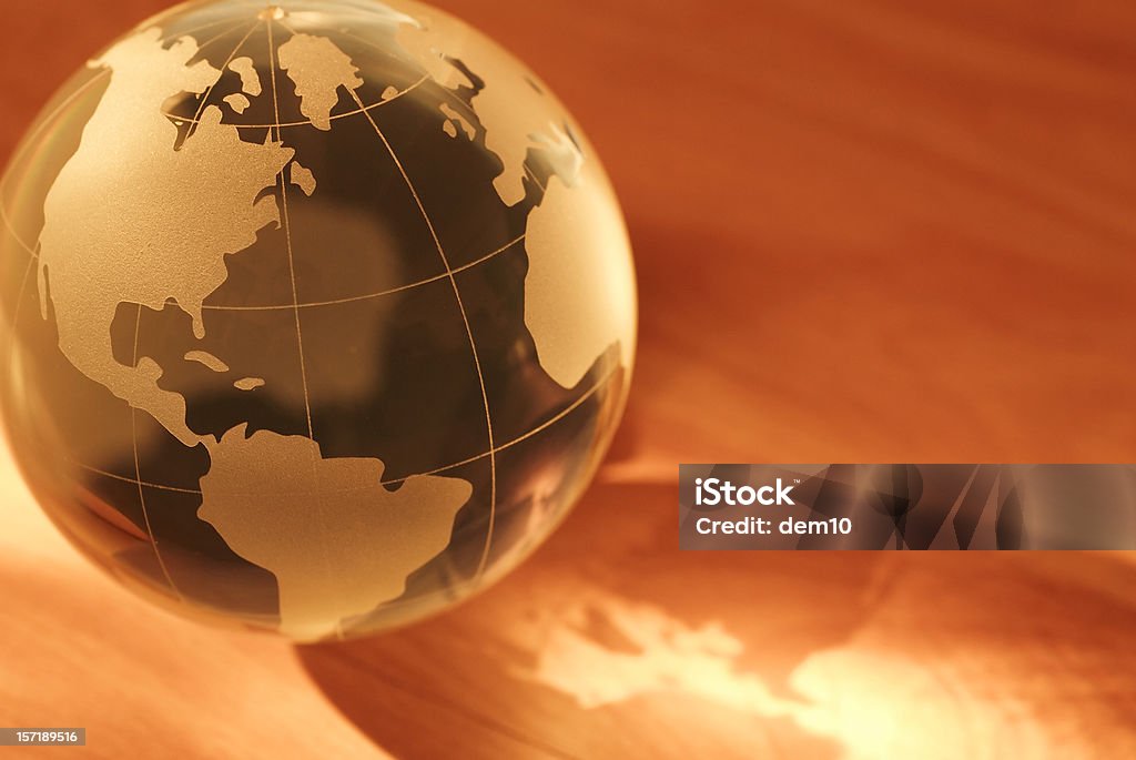 Glas Welt - Lizenzfrei Afrika Stock-Foto