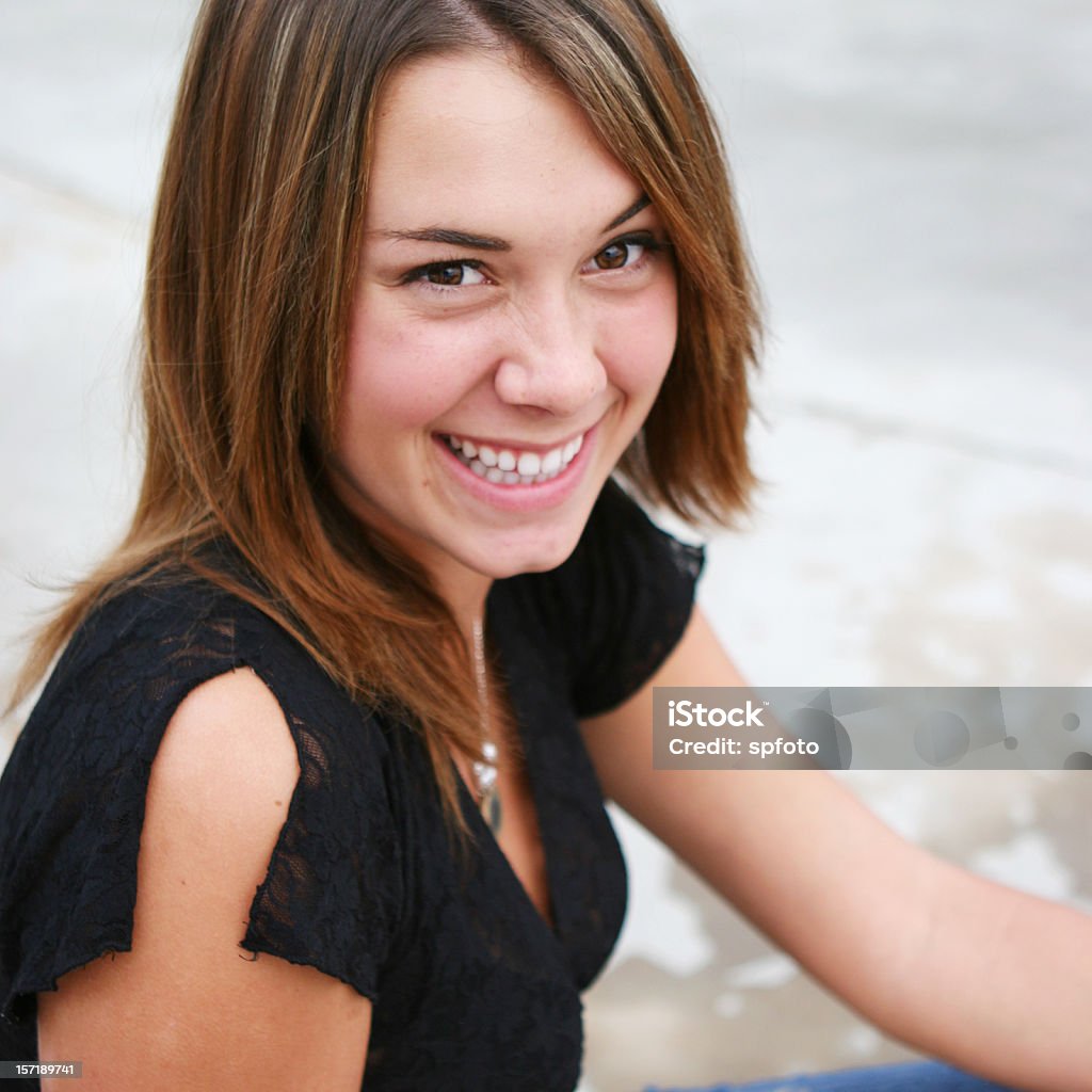 smile  14-15 Years Stock Photo