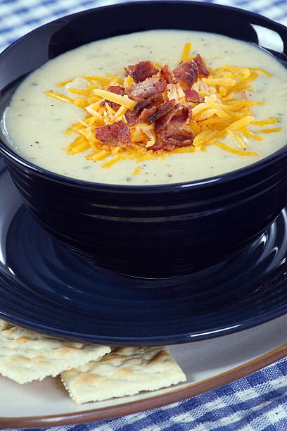 istock Bowl Of Baked Potato Soup 157189887