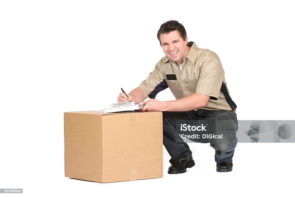 Deliveryman - Foto stock royalty-free di Adulto