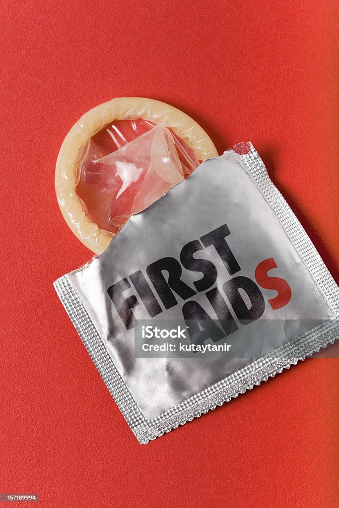 First Aids  Condom Stock Photo