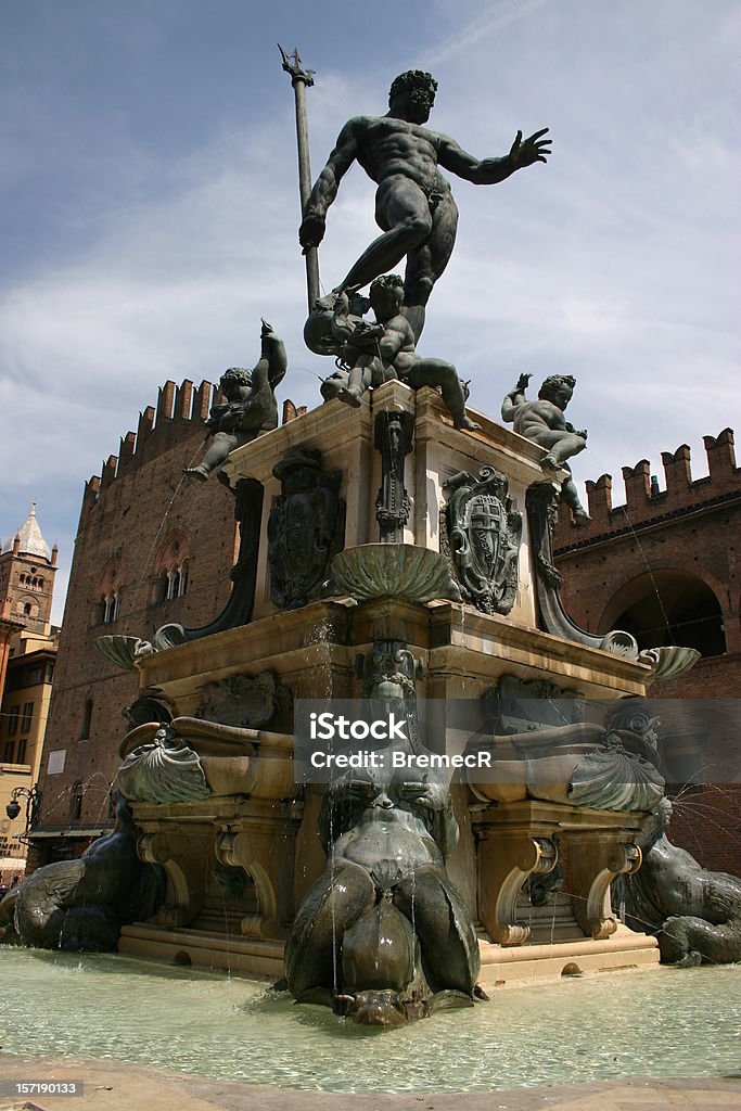 "Fontana"-дель-Nettuno - Стоковые фото Болонья роялти-фри