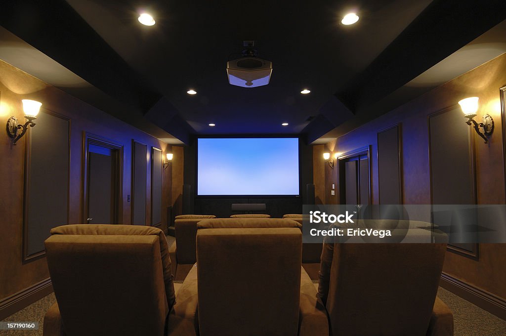 Home Theater camera - Foto stock royalty-free di Home cinema