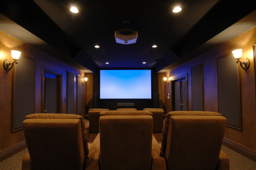 High-end home theater room