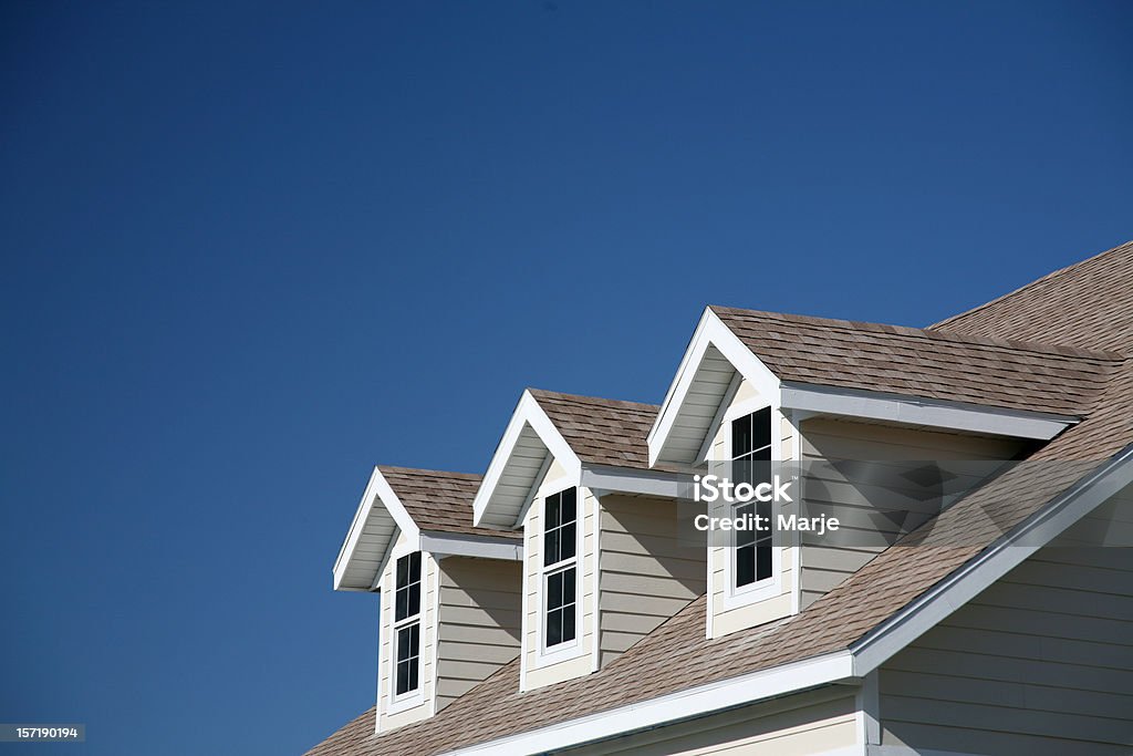 Dormer Windows  Rooftop Stock Photo