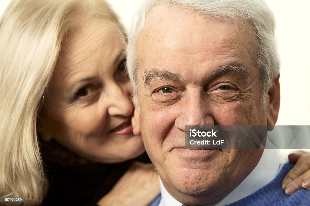 Ritratto di felice Coppia senior - Foto stock royalty-free di 65-69 anni