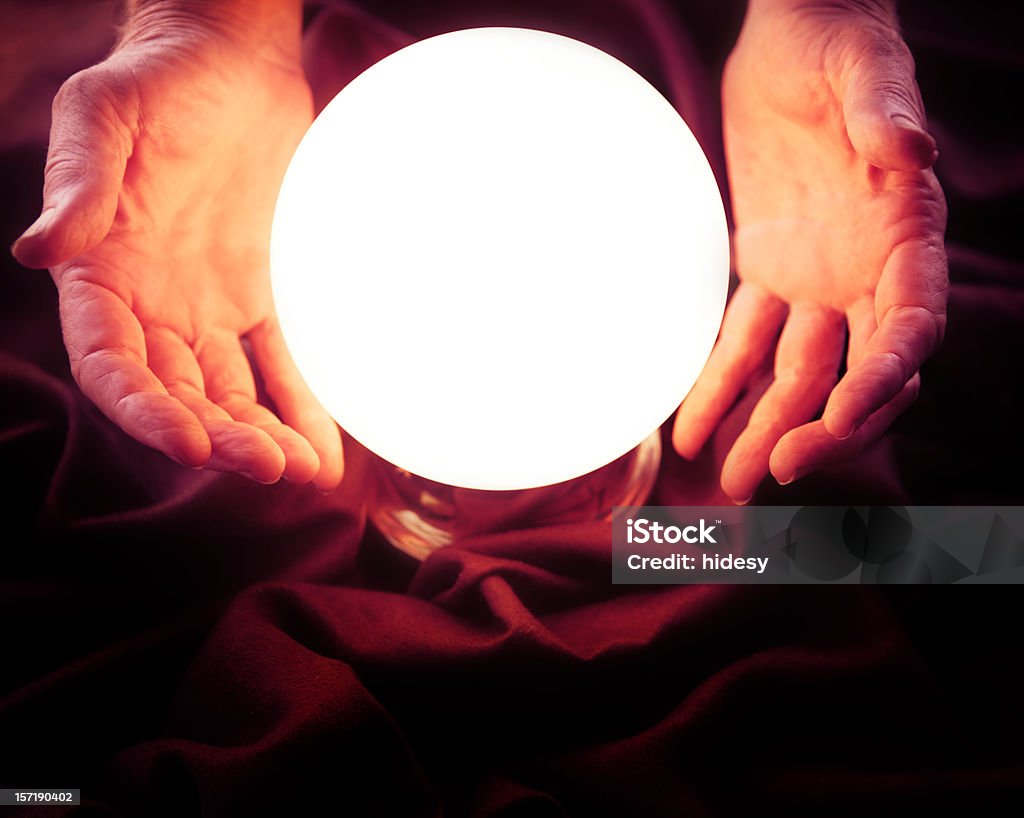 This is Your Future  Crystal Ball Stock Photo