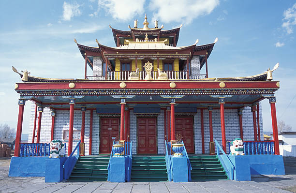 Templo budista - foto de acervo