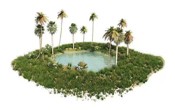 isolated oasis