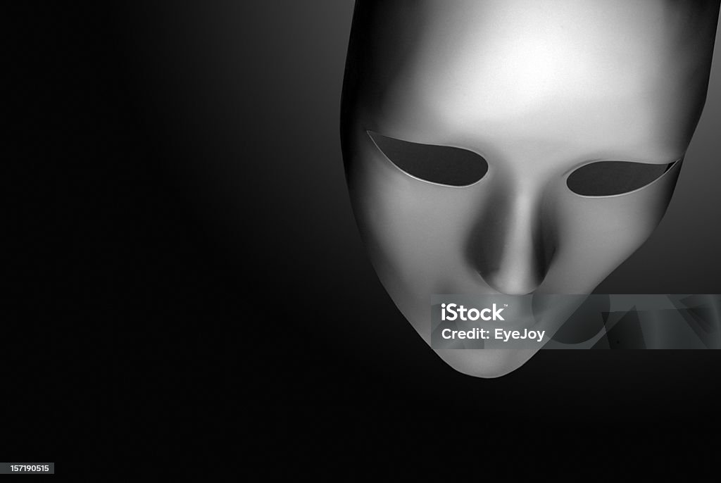 Máscara - Foto de stock de Blanco y negro libre de derechos